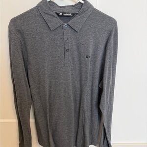Travis Mathew Charcoal Polo Shirt